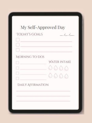 In Bloom Digital Planner – Daily Page Preview In Bloom Digital Productivity Planner – Premium Journal