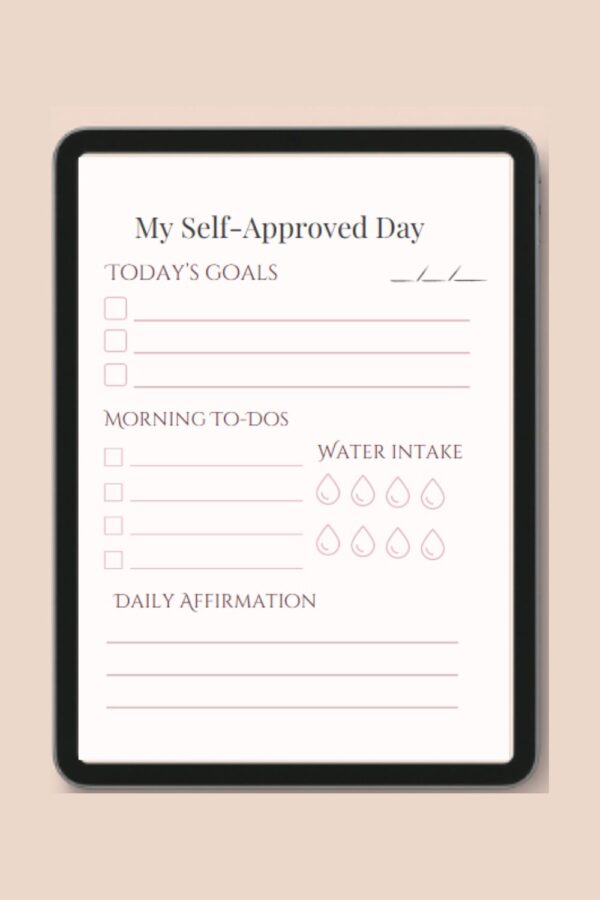 In Bloom Digital Planner – Daily Page Preview In Bloom Digital Productivity Planner – Premium Journal