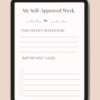 In Bloom Digital Planner – weekly Page Preview In Bloom Digital Productivity Planner – Premium Journal