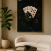 Bold Wall Art for a Warm, Luxury Living Room – Interior Design & Home Decor Ideas Digital Wall Art – Printable Artwork for Home Décor